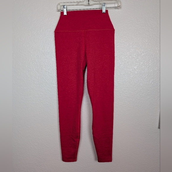 NWOT Spiritual Gangster Pink Heathered Leggings - Picture 1 of 3